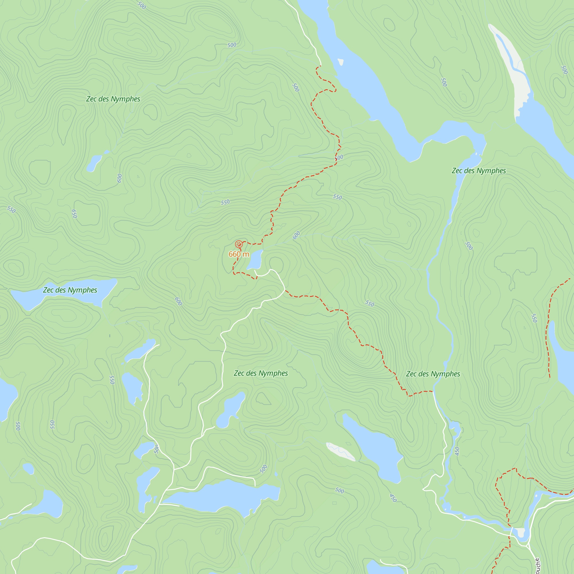 Refuge du Vagabond map