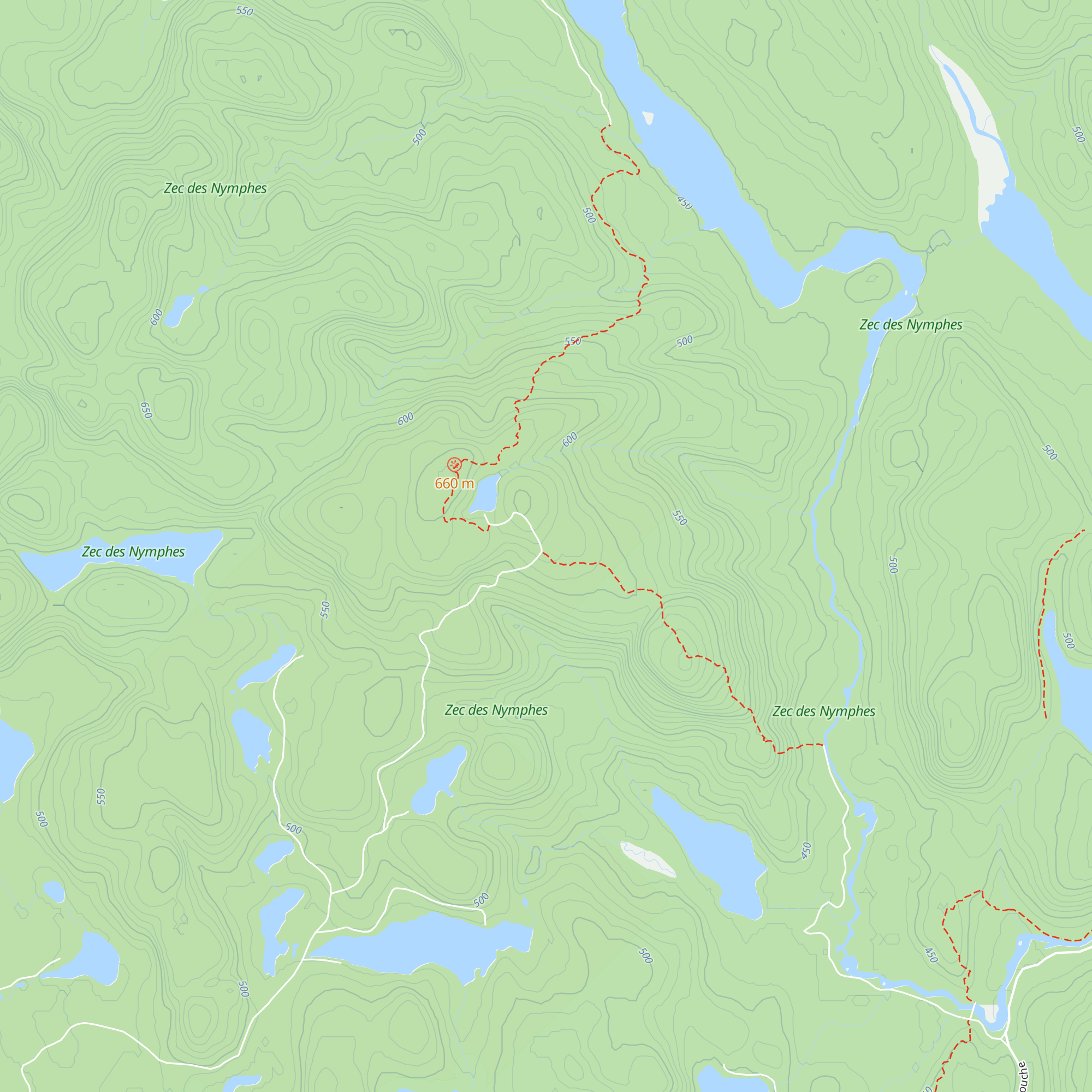 Refuge du Vagabond map