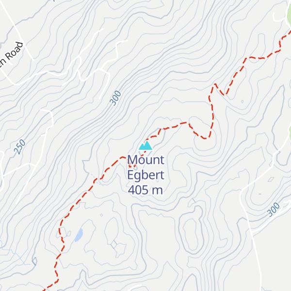 Map of Mount Egbert