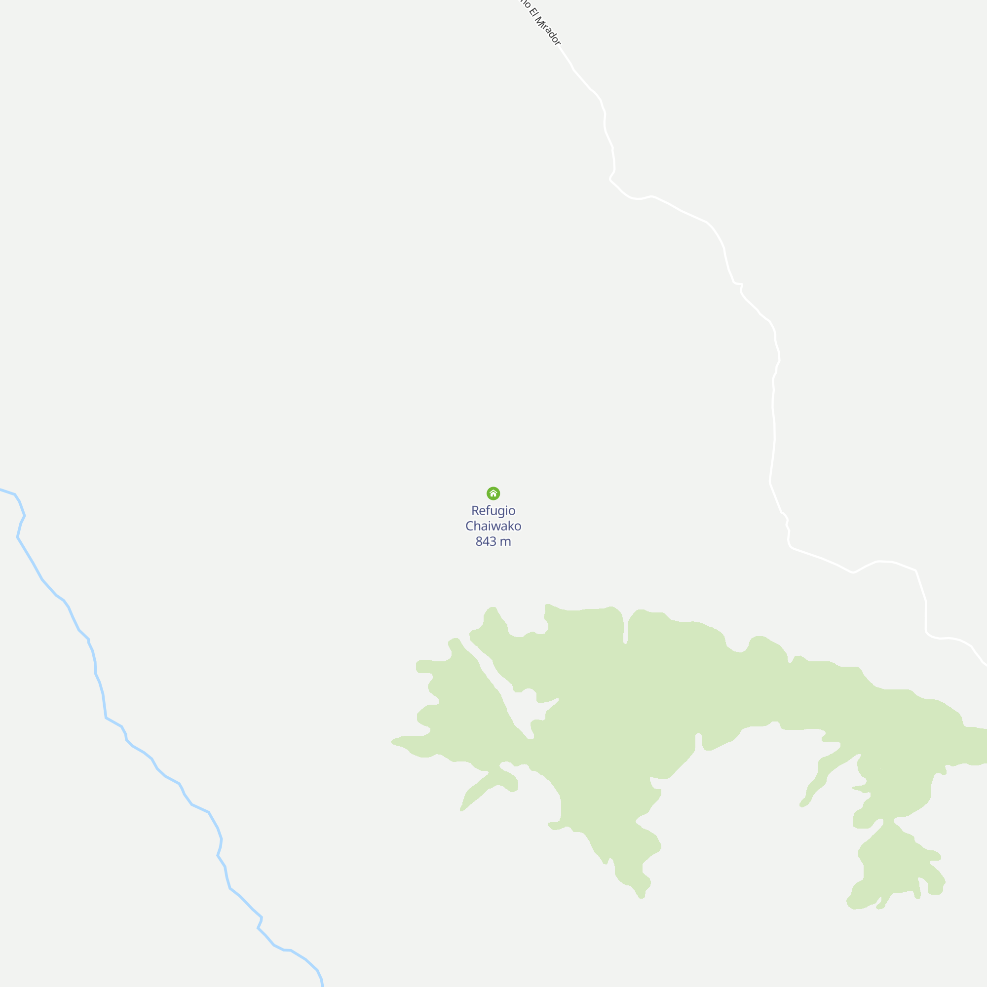 Refugio Chaiwako map
