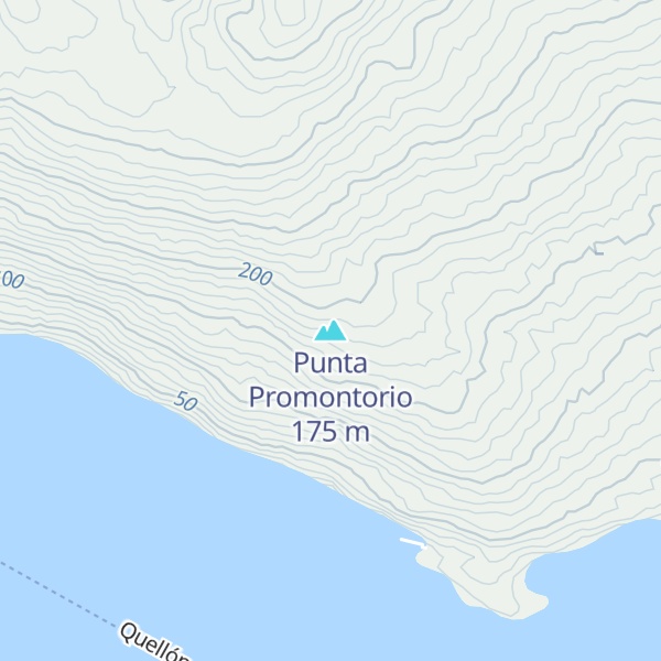 Map of Punta Promontorio