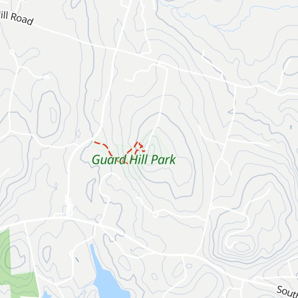 Map of Guard Hill