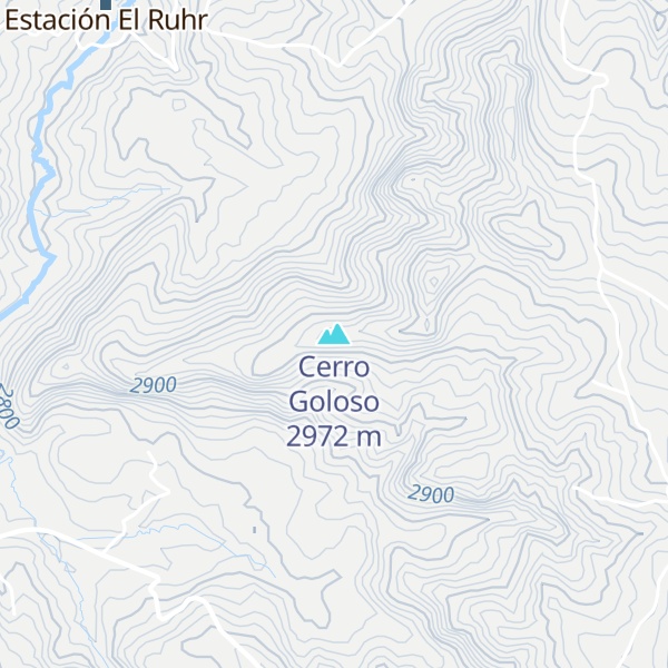 Map of Cerro Goloso