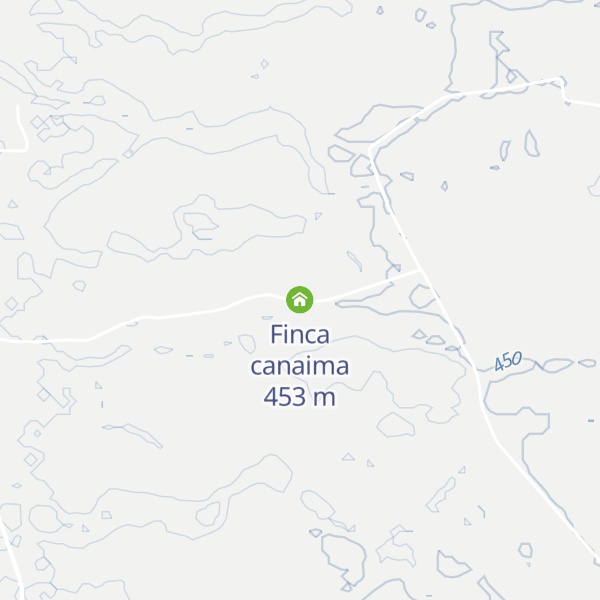 Map of Finca canaima