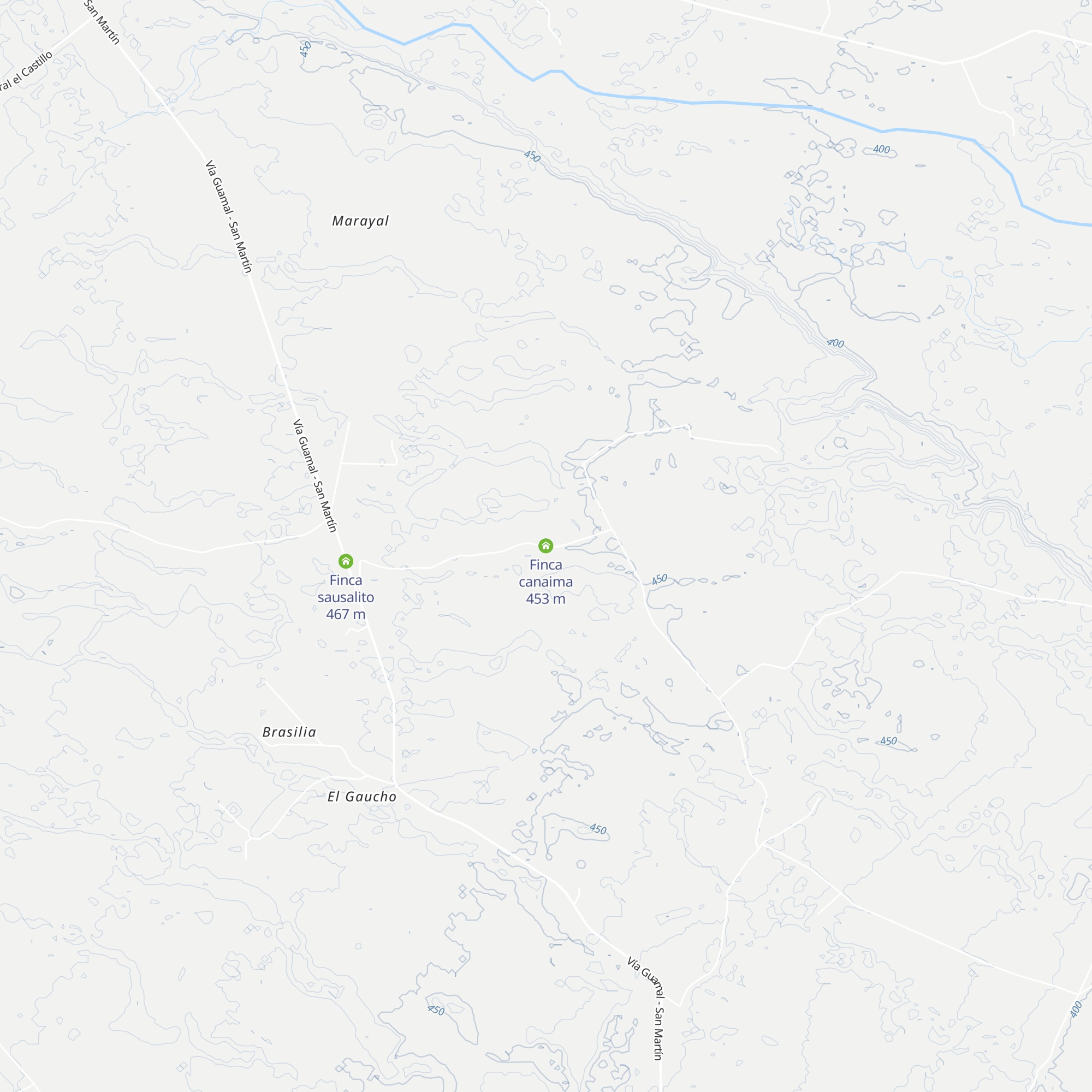 Finca canaima map