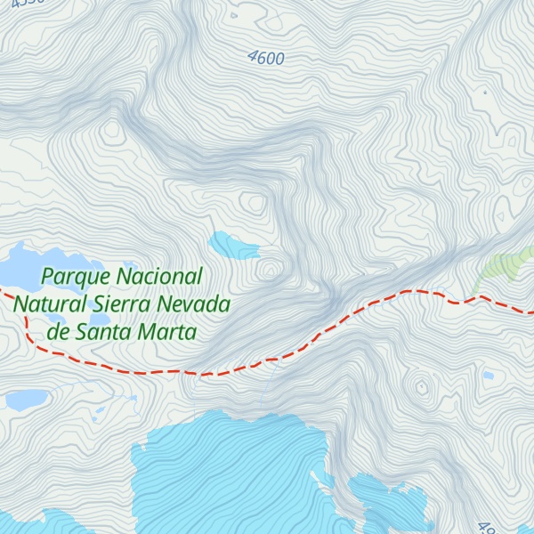 Map of Pico Wilches