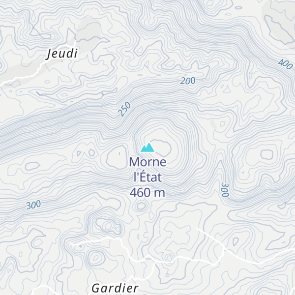 Map of Morne l'État