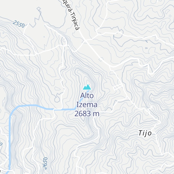 Map of Alto Izema