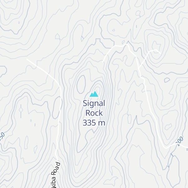 Map of Signal Rock