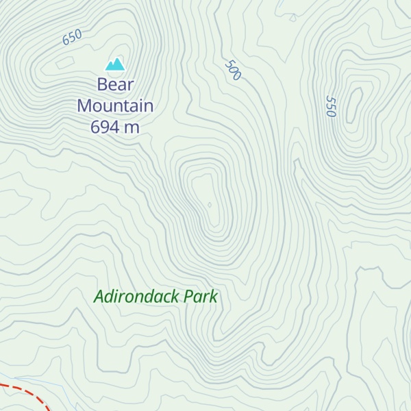 Map of Buck Mountain