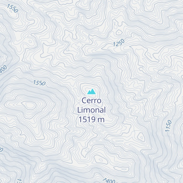 Map of Cerro Limonal