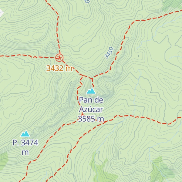Map of Pan de Azúcar