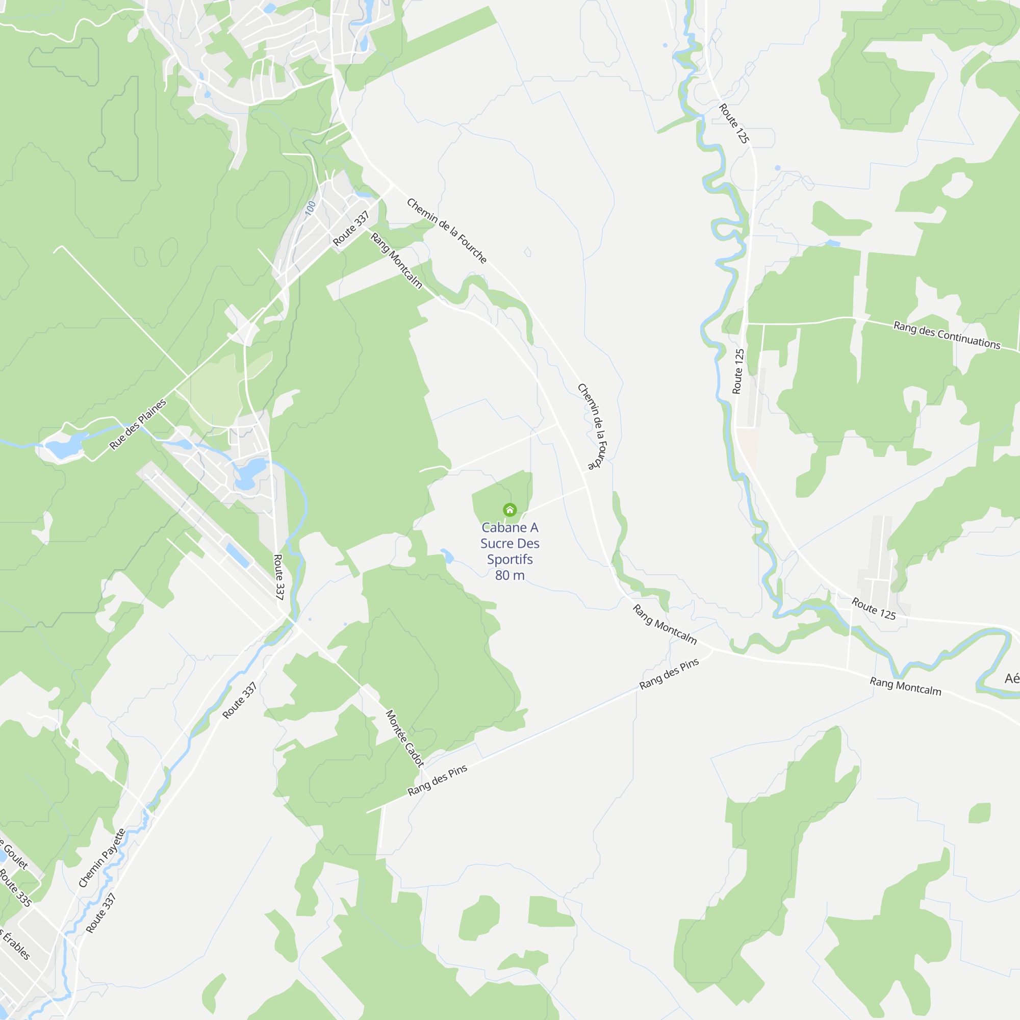 Cabane A Sucre Des Sportifs map