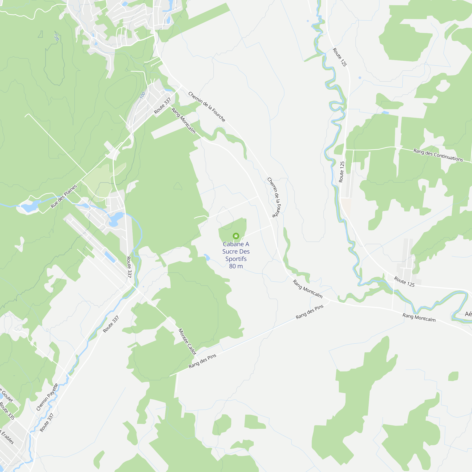 Cabane A Sucre Des Sportifs map