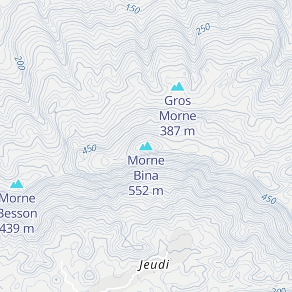 Map of Morne Bina