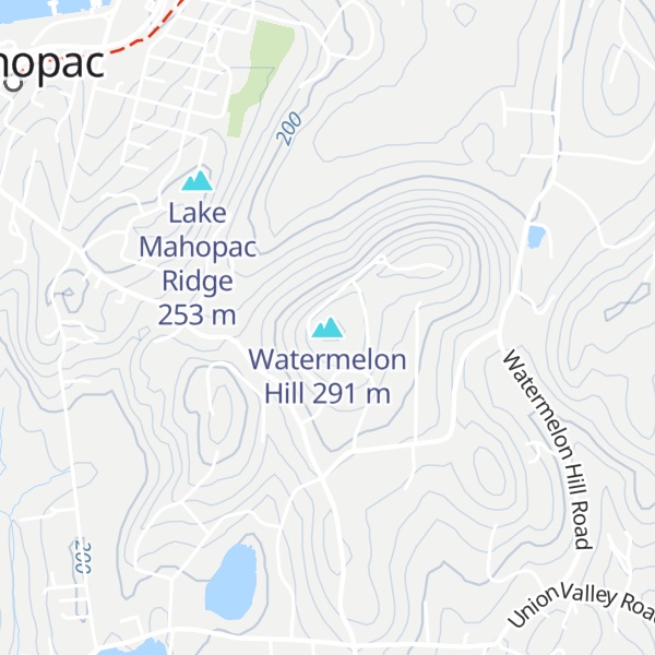 Map of Watermelon Hill