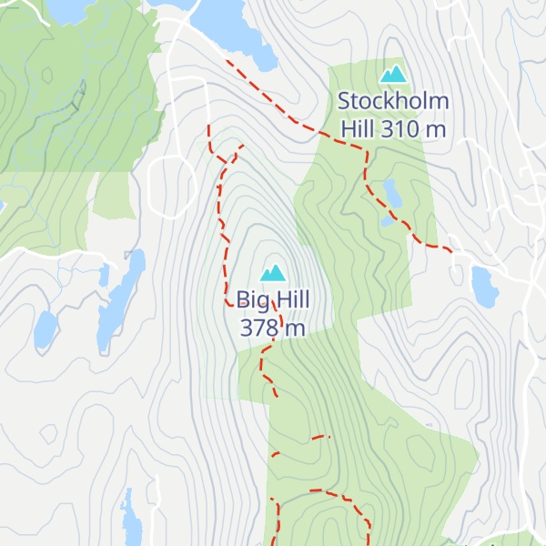 Map of Big Hill
