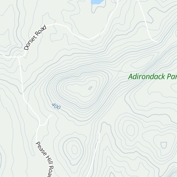 Map of Prickly Ash Mountain