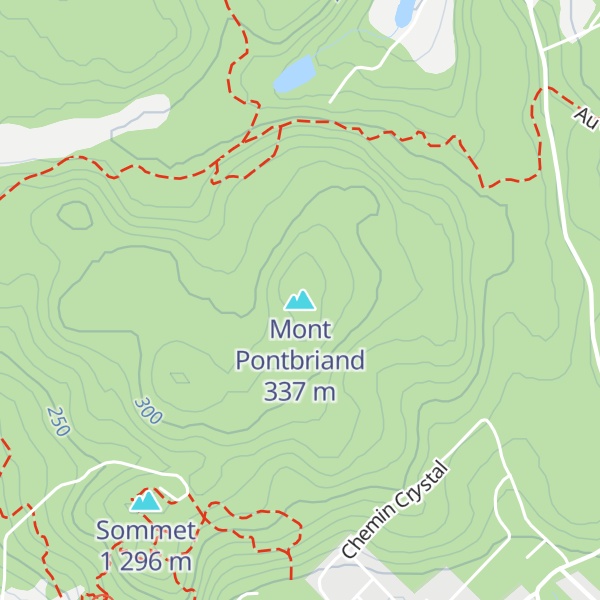 Map of Mont Pontbriand