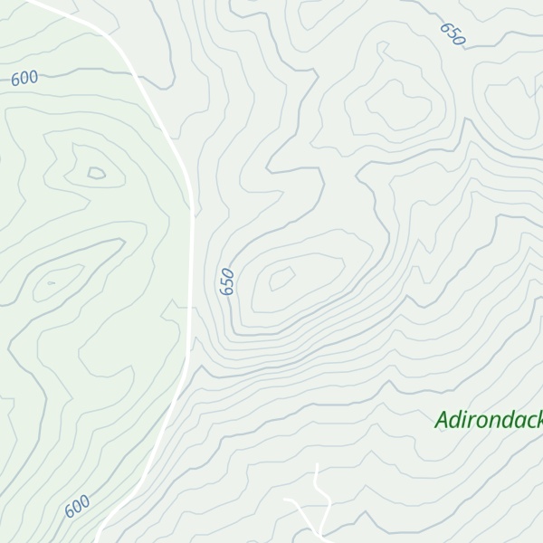 Map of Dannemora Mountain