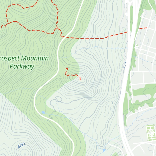 Map of Rattlesnake Cobble