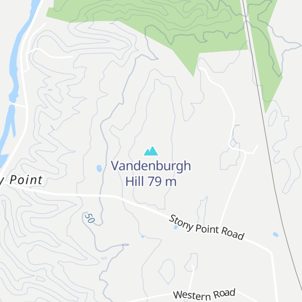 Map of Vandenburgh Hill