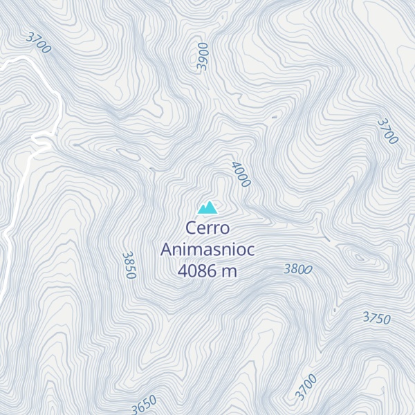 Map of Cerro Animasnioc