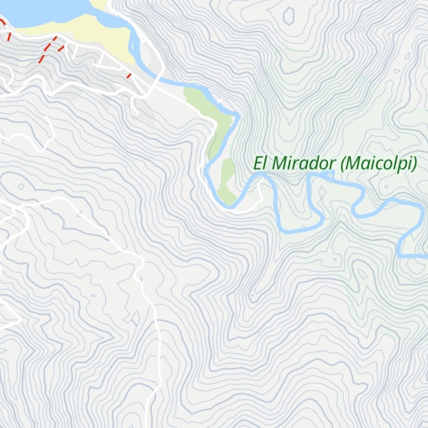 Map of Cabañas Leufu Mawisan