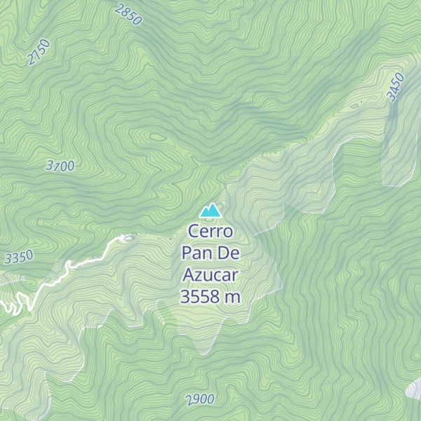 Map of Cerro Pan De Azucar