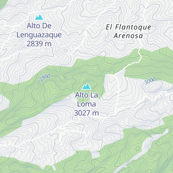 Map of Alto La Loma