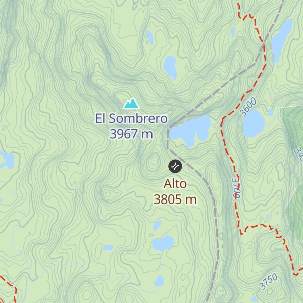 Map of Cerro
