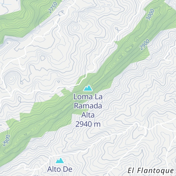 Map of Loma La Ramada Alta