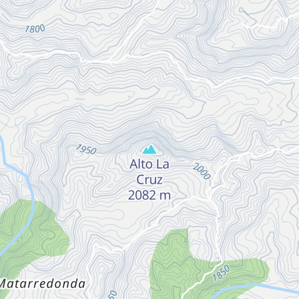 Map of Alto La Cruz
