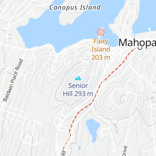 Map of Senior Hill