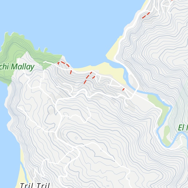 Map of Cabañas Los Melis Maicolpue