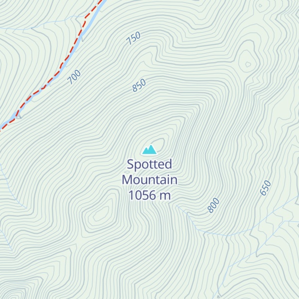 Map of Spotted Mountain