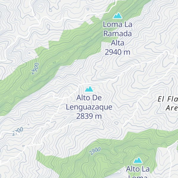 Map of Alto De Lenguazaque