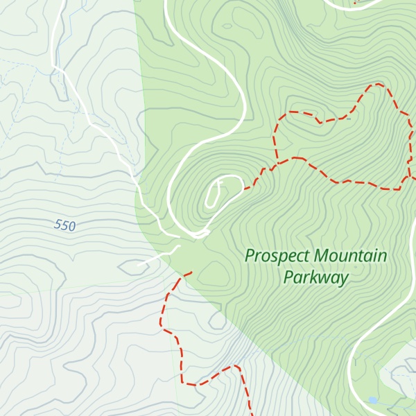 Map of Prospect Mountain