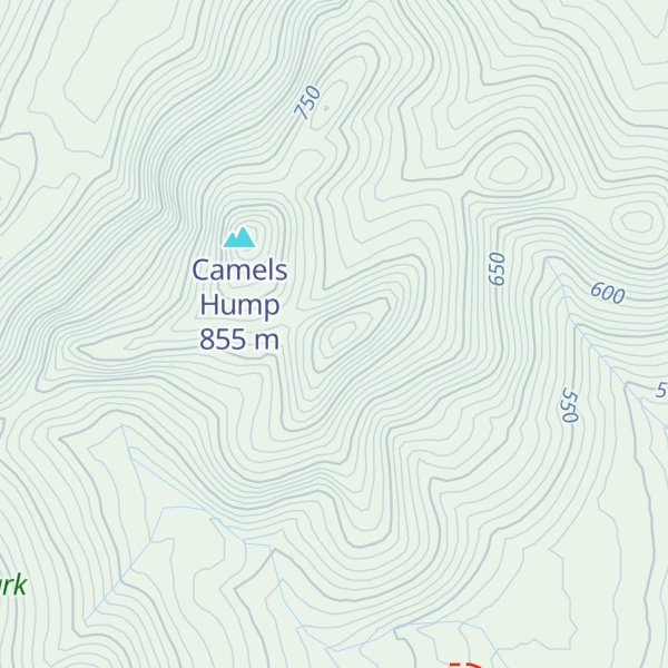 Map of Camel Mountain