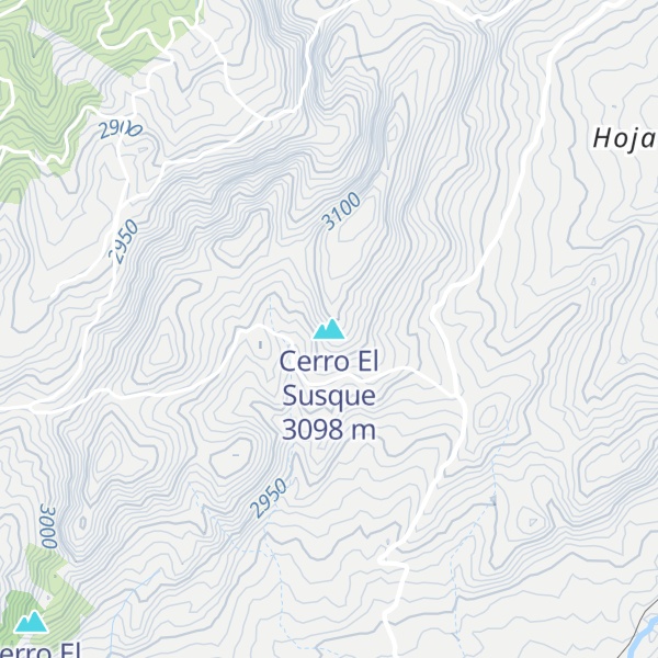Map of Cerro El Susque