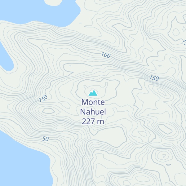 Map of Monte Nahuel