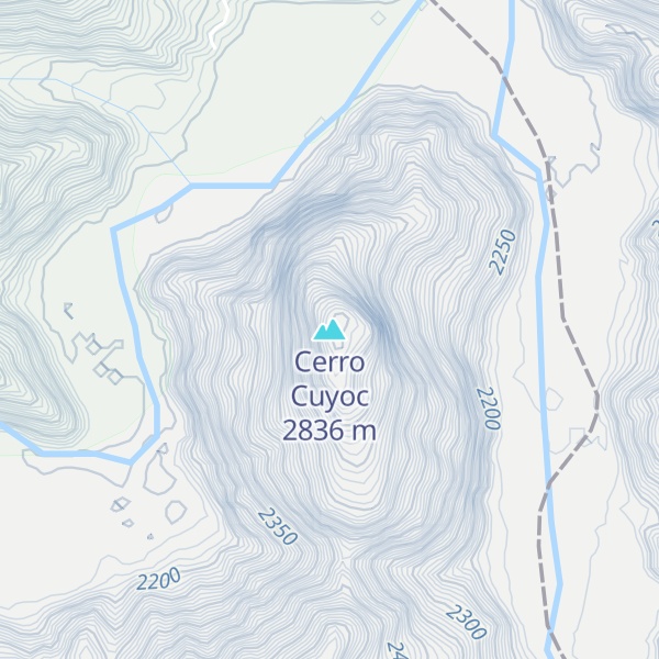 Map of Cerro Cuyoc
