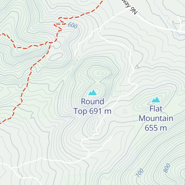 Map of Round Top
