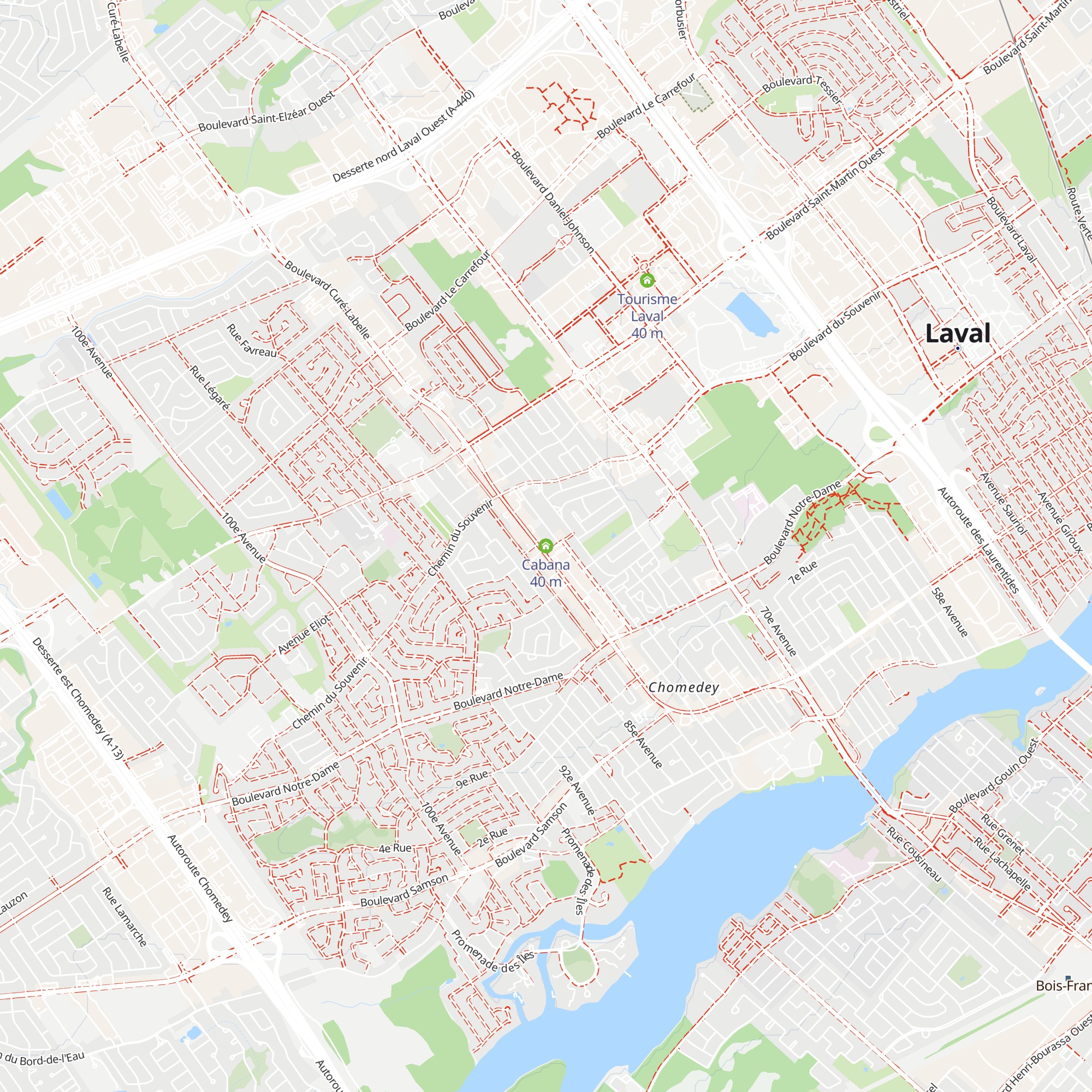 Cabana map