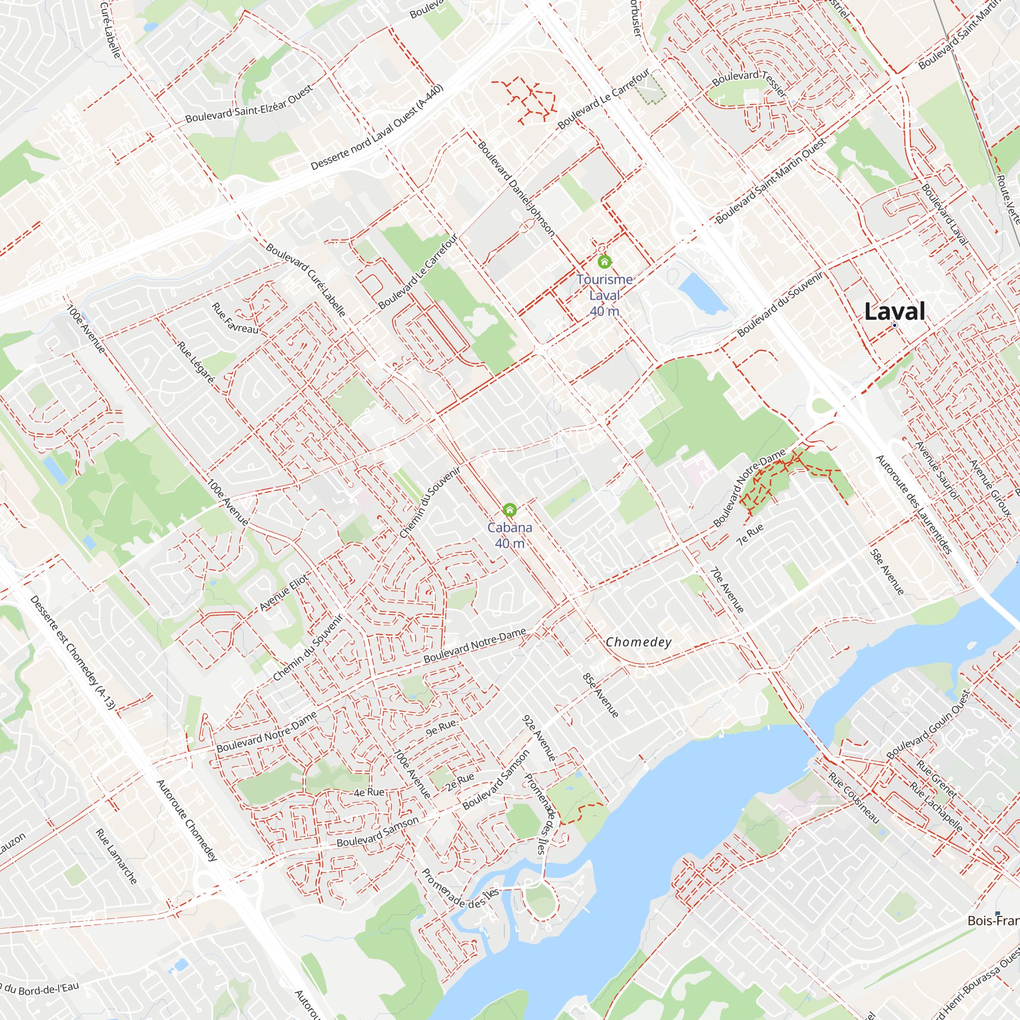 Cabana map
