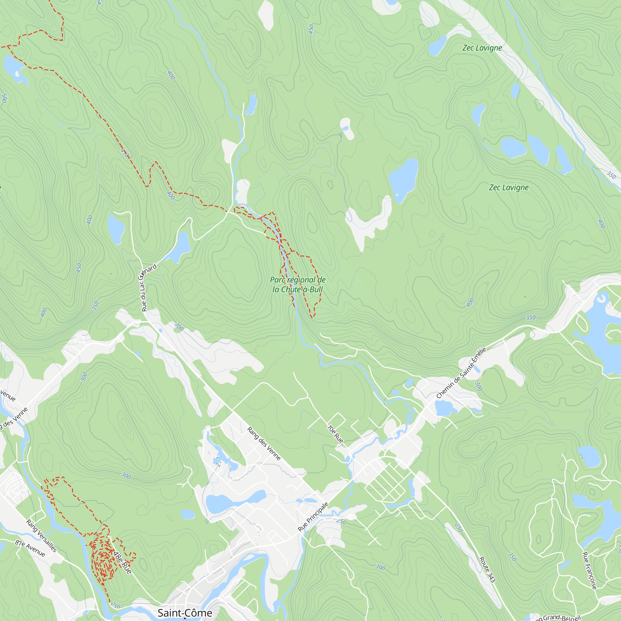 Refuge du Belvédère map