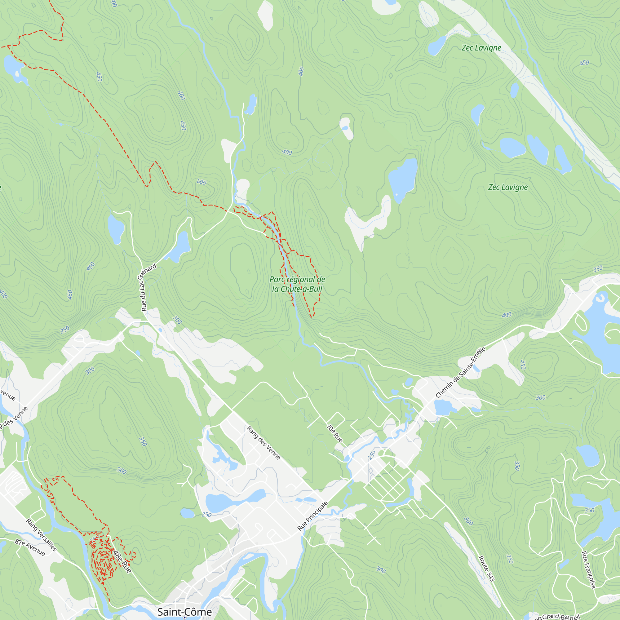 Refuge du Belvédère map
