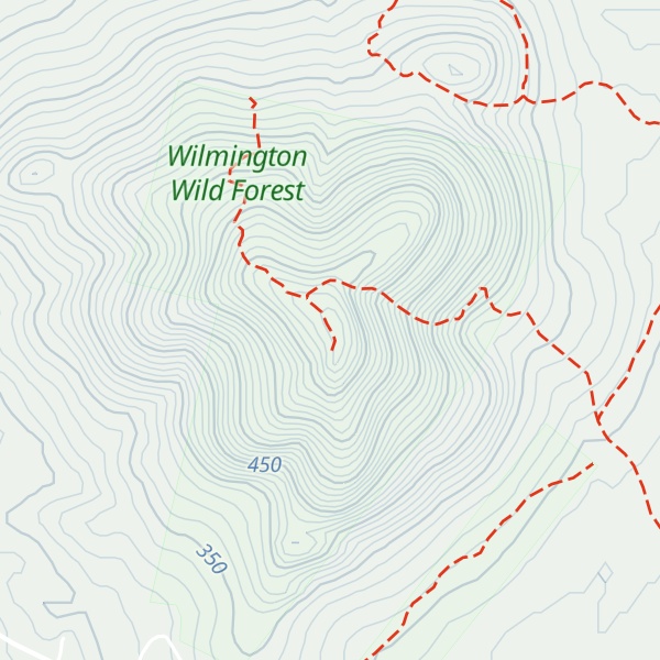 Map of Hamlin Mountain