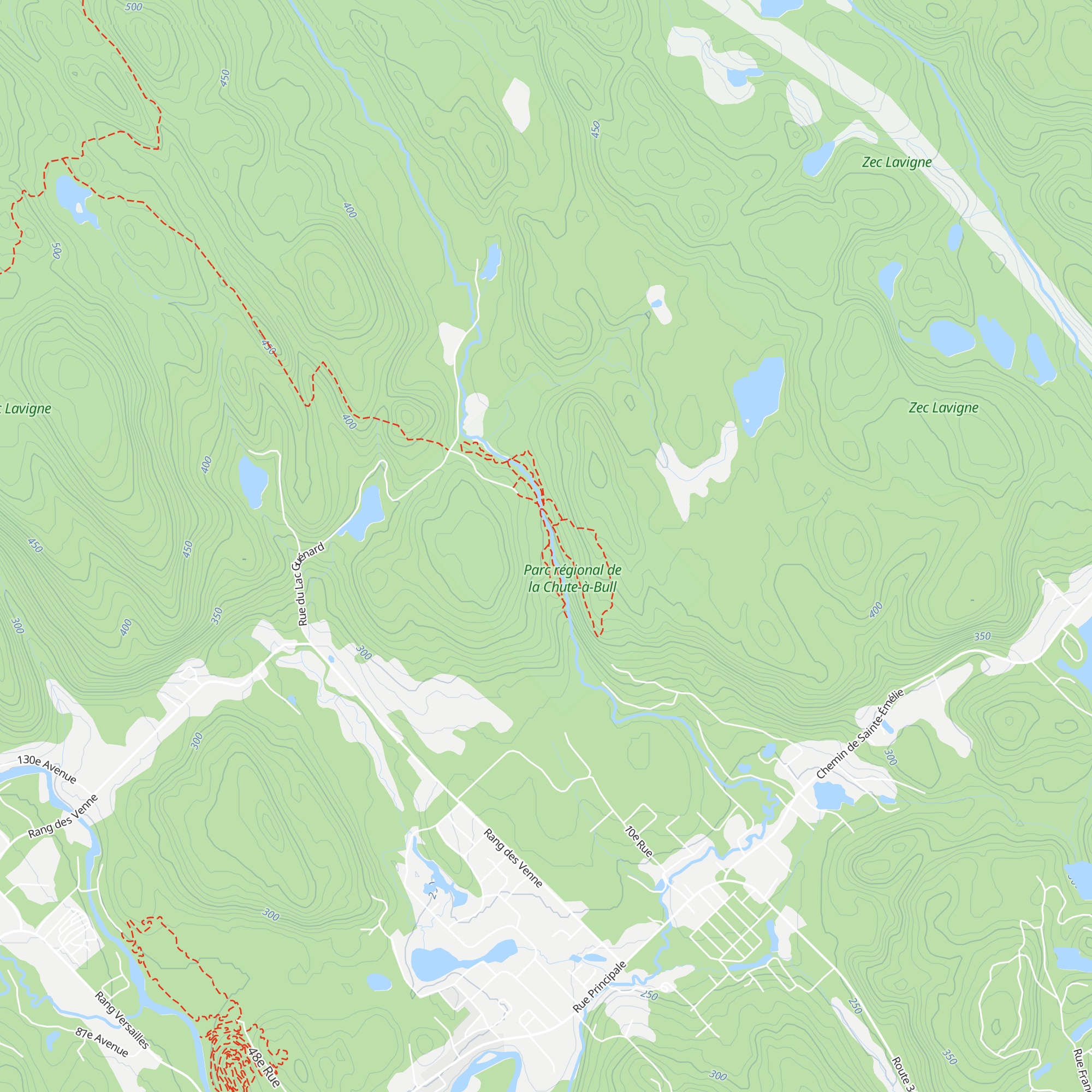 Refuge des Draveurs map