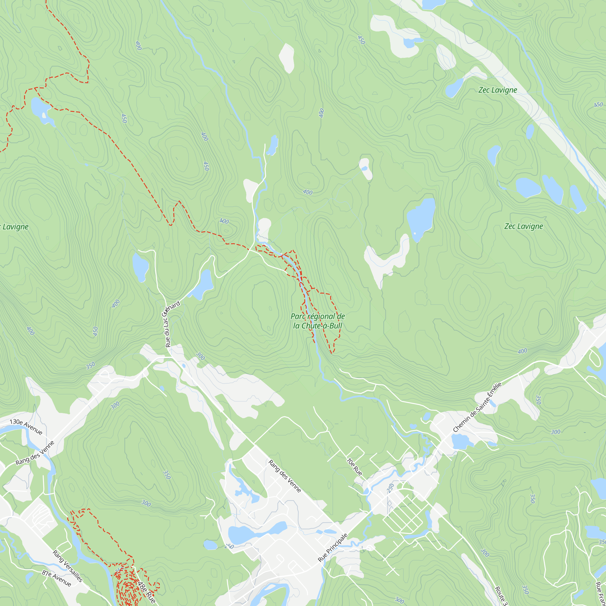Refuge des Draveurs map